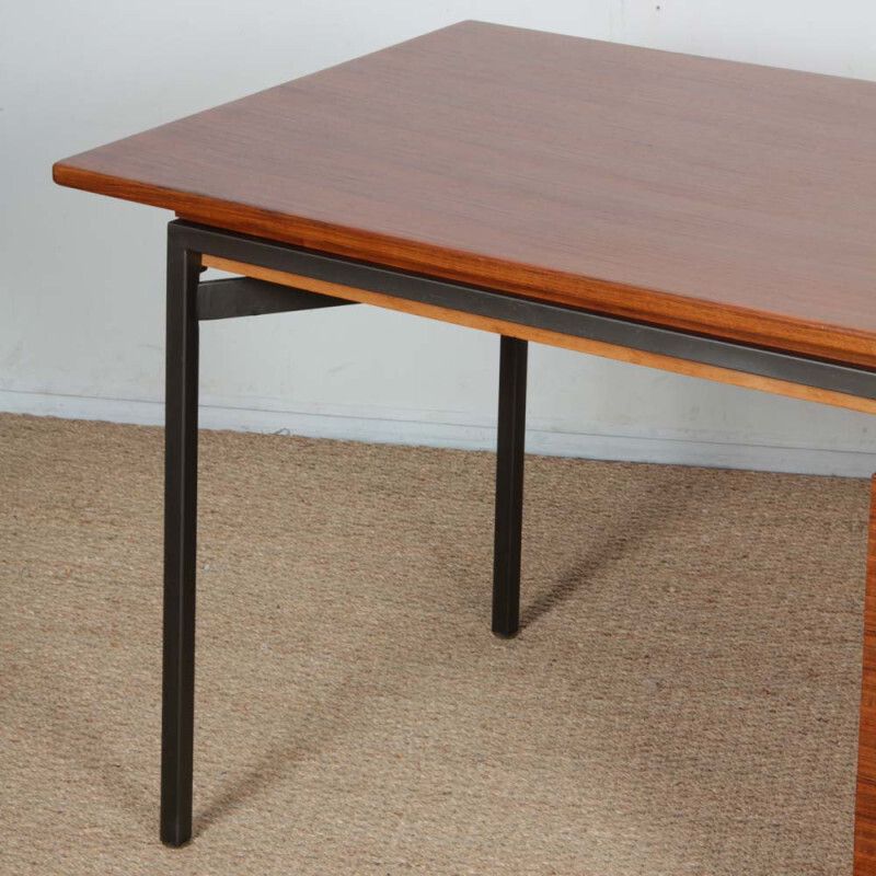 Vintage Wooden And Metal Desk Dating From The 1960s photo for sale