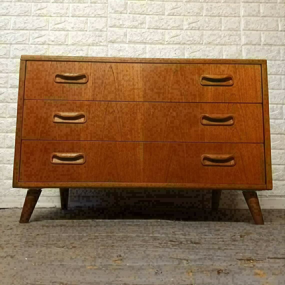 G Plan Fresco Mid Century Teak Chest Of Drawers. photo for sale