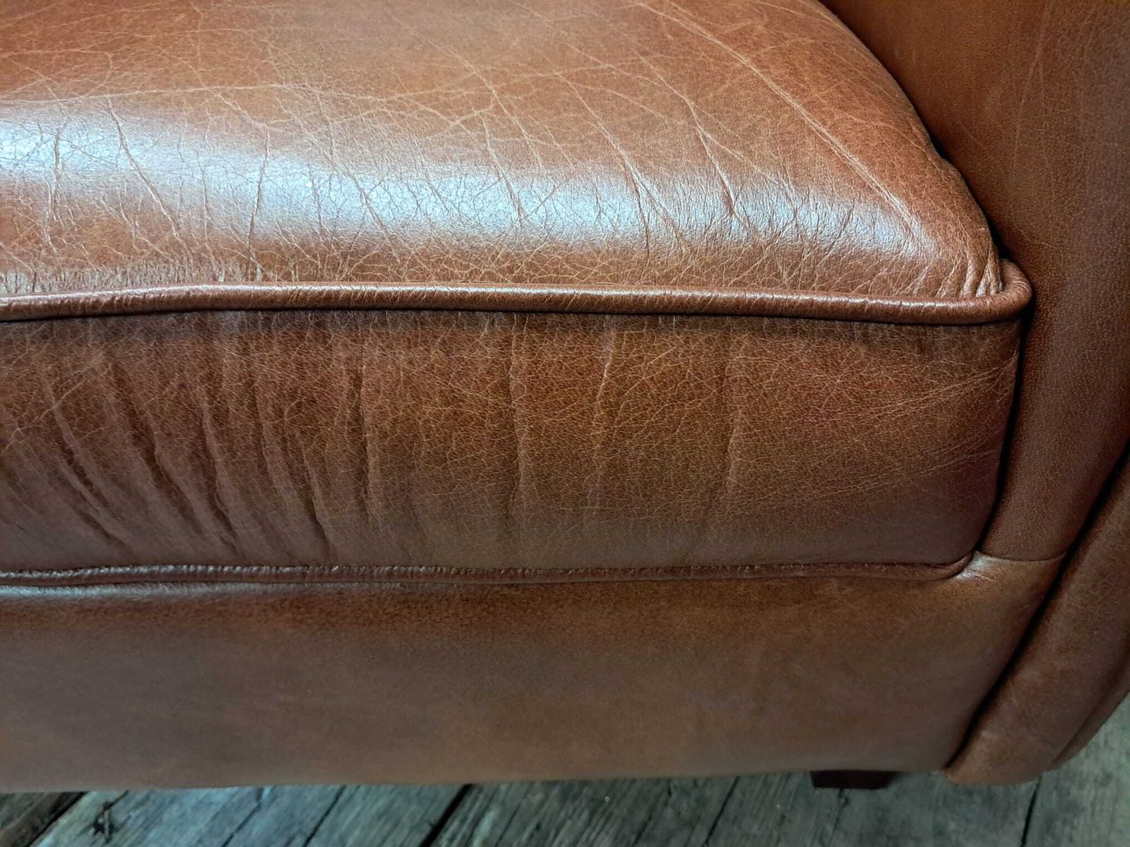 photo for sale Pair Of Leather Tub Chairs, 1980s