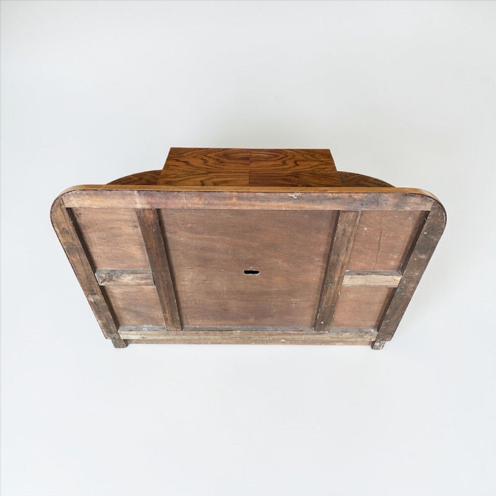 Furniture A Quality Art Deco French Cabinet photo