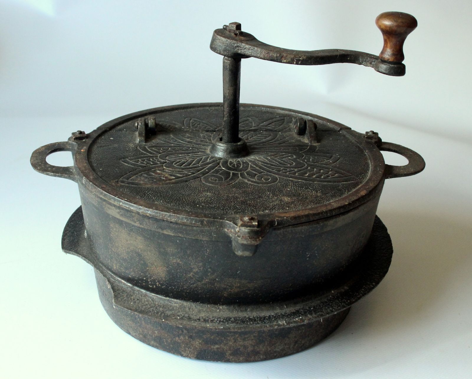 1920s Antique Coffee Roaster Made Of Cast Iron photo buy