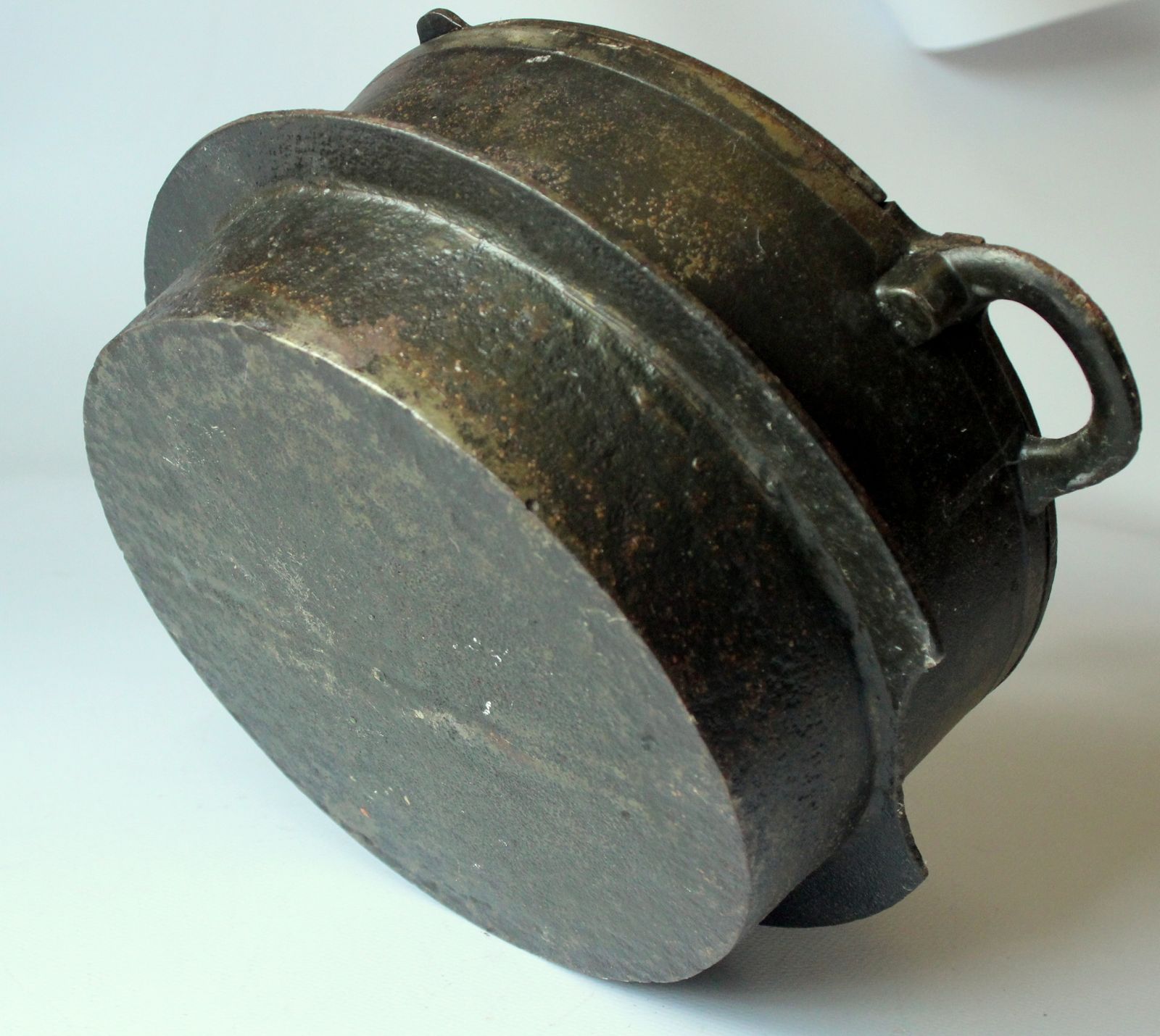 1920s Antique Coffee Roaster Made Of Cast Iron photo vintage