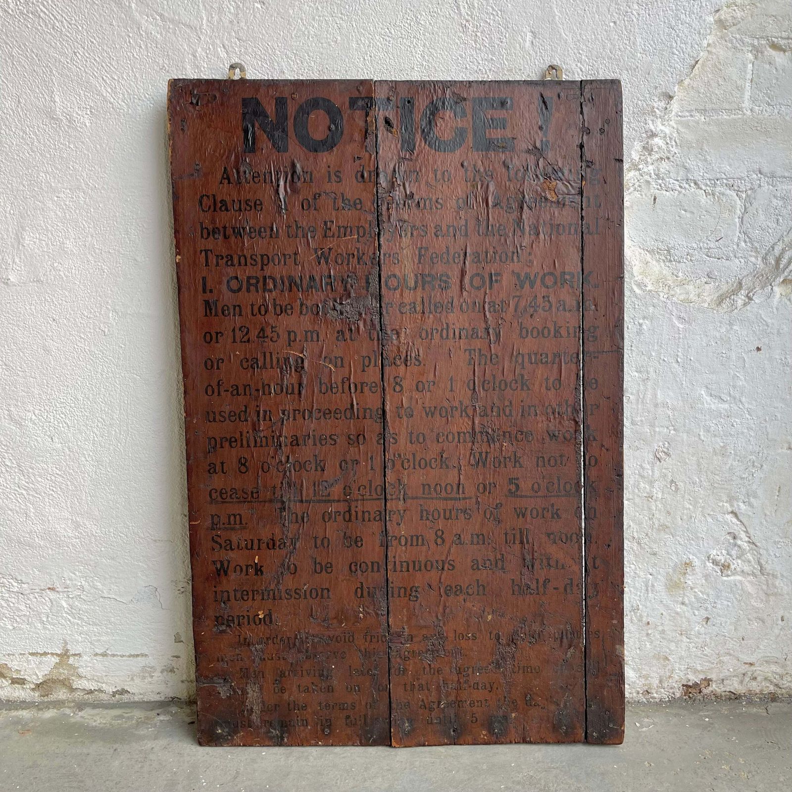 Antique Wooden Sign   #2059, 1800s photo for sale