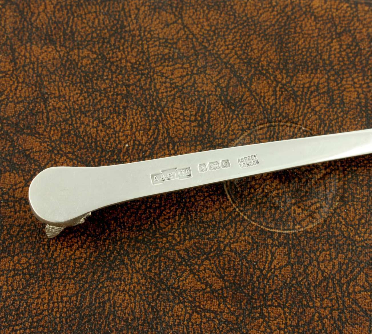 Antique Asprey Fox Head Silver Letter Opener. Paper Knife. Page Turner. photo buy