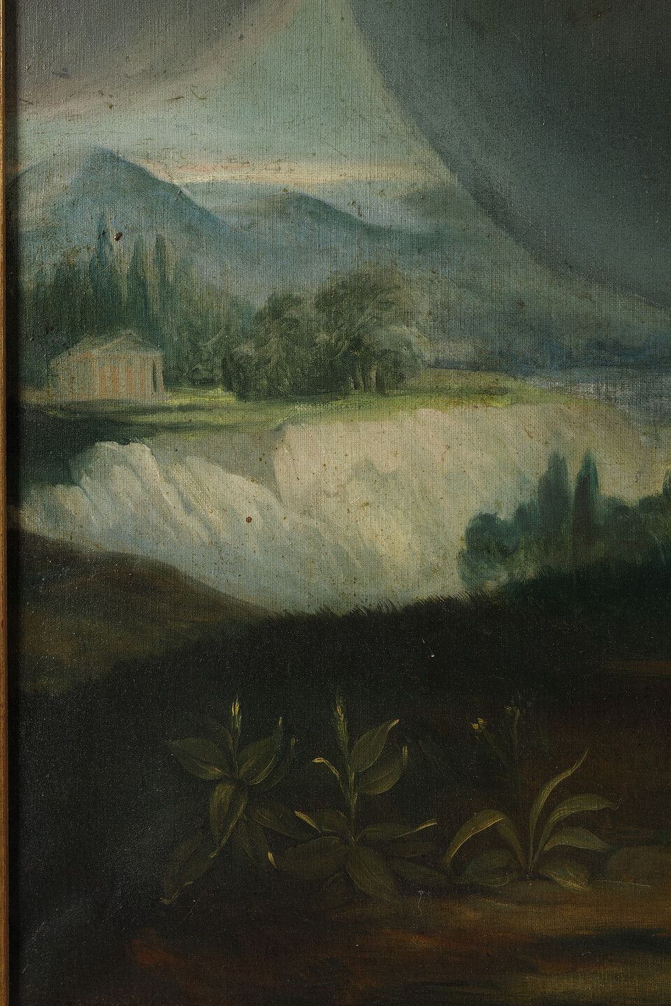 photo buy Very Large Painting Of Psyche And Love From The French Neoclassical School