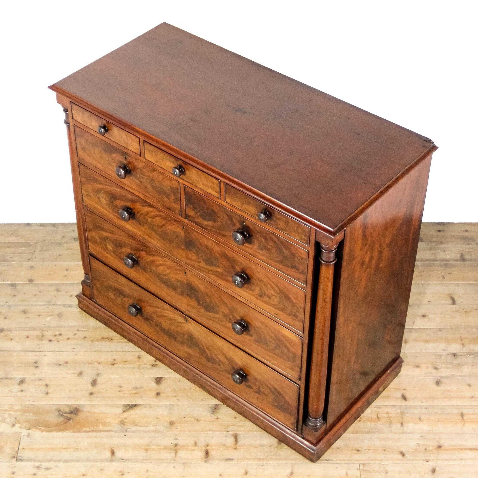 Antique Victorian Large Mahogany Chest Of Drawers | Antique Storage | Bedroom Drawers | Antique Chest Of Drawer photo for sale
