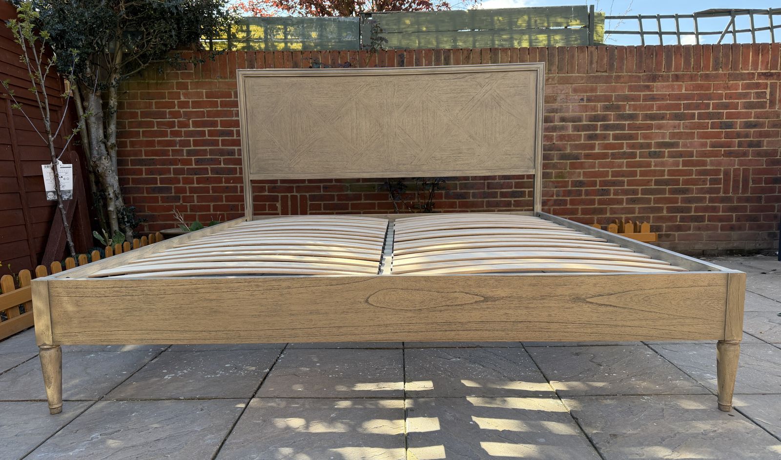 photo furniture Stunning French Colonial Style Super King Size Bed Frame – Superb Condition – Rrp £1,440