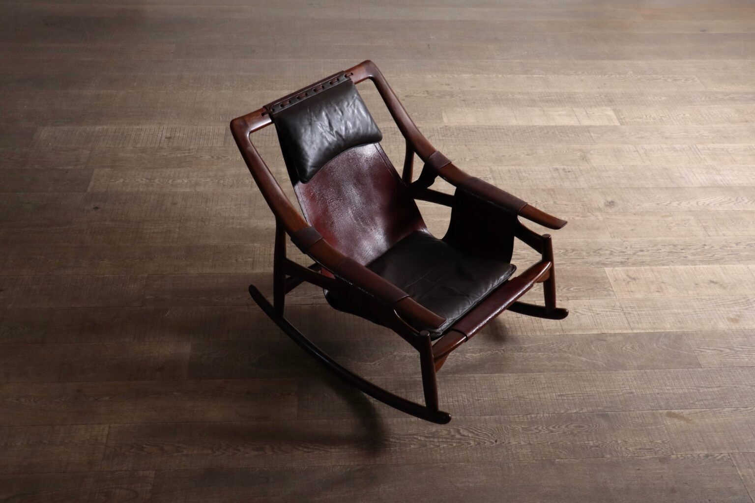 photo furniture Liceu De Artes E Oficios Rocking Chair With Ottoman Brazil 1960s