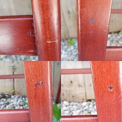 Mid Century Modern Danish Farstrup Rosewood Black Vinyl Chairs 4 photo vinterior