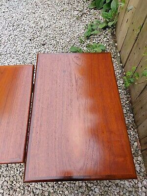 photo furniture Mcm Nest Of Tables Curved Edge Rosewood Danish