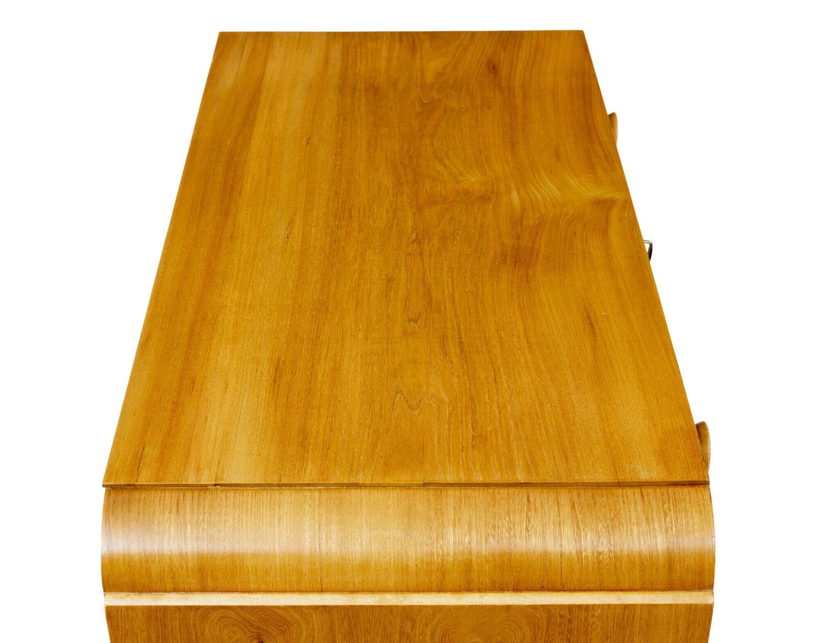 Mid Century Swedish Elm Chest Of Drawers photo for sale