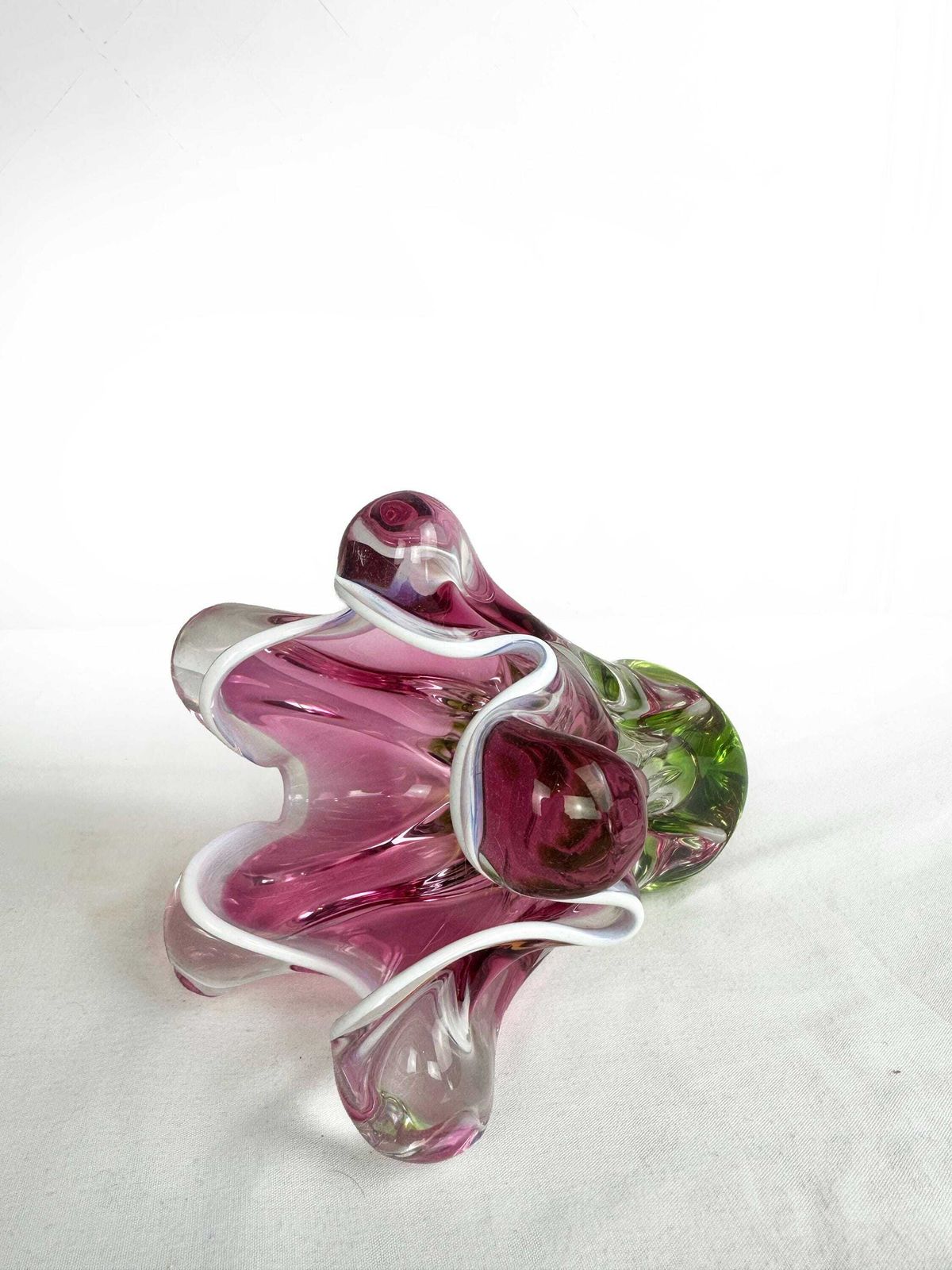 photo furniture Josef Hospodka   Chřibská (Borske Sklo)   Mid Century Art Glass Vase Czech Republic 1960 1969