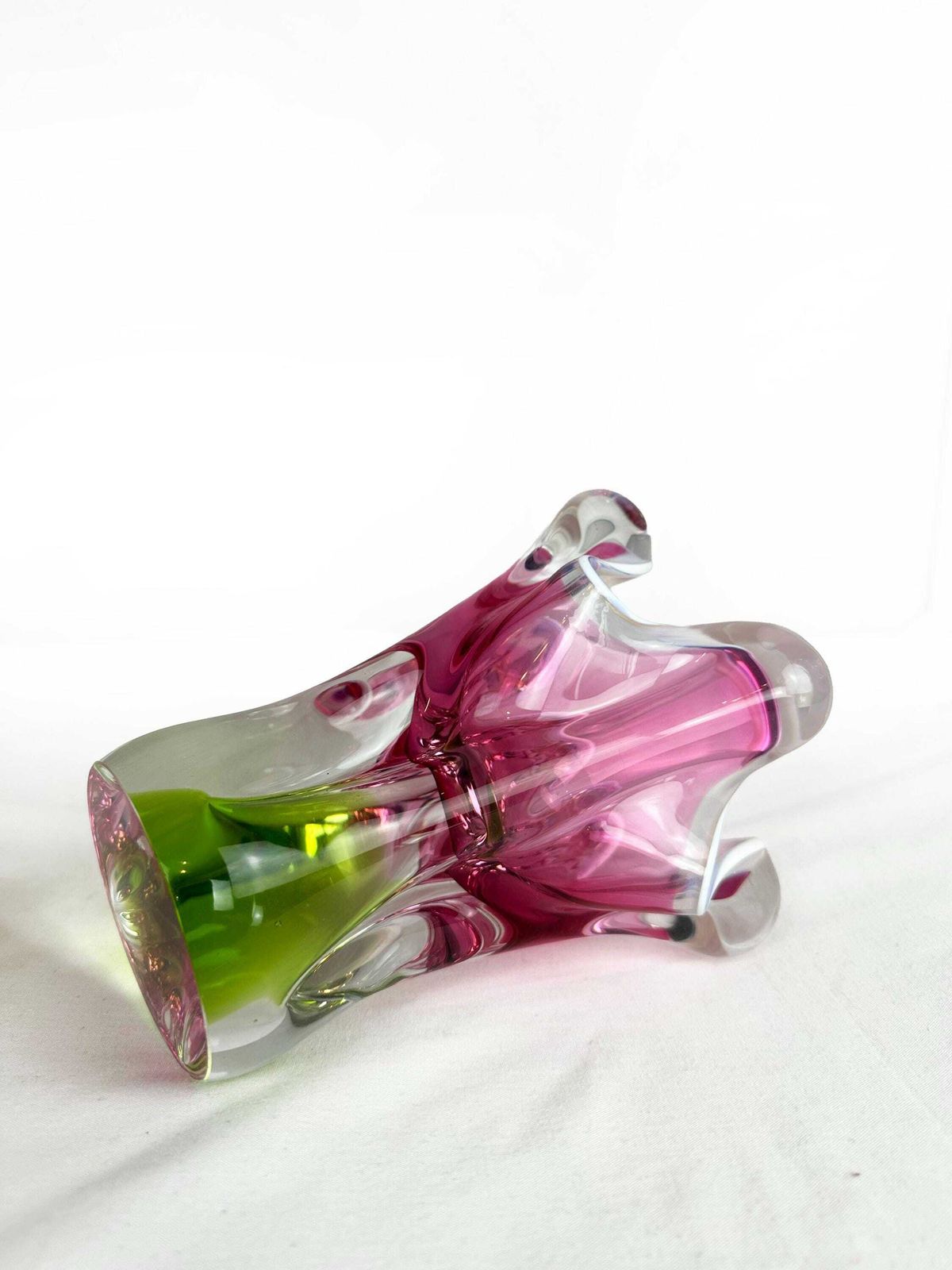 Home Decor Josef Hospodka   Chřibská (Borske Sklo)   Mid Century Art Glass Vase Czech Republic 1960 1969 photo