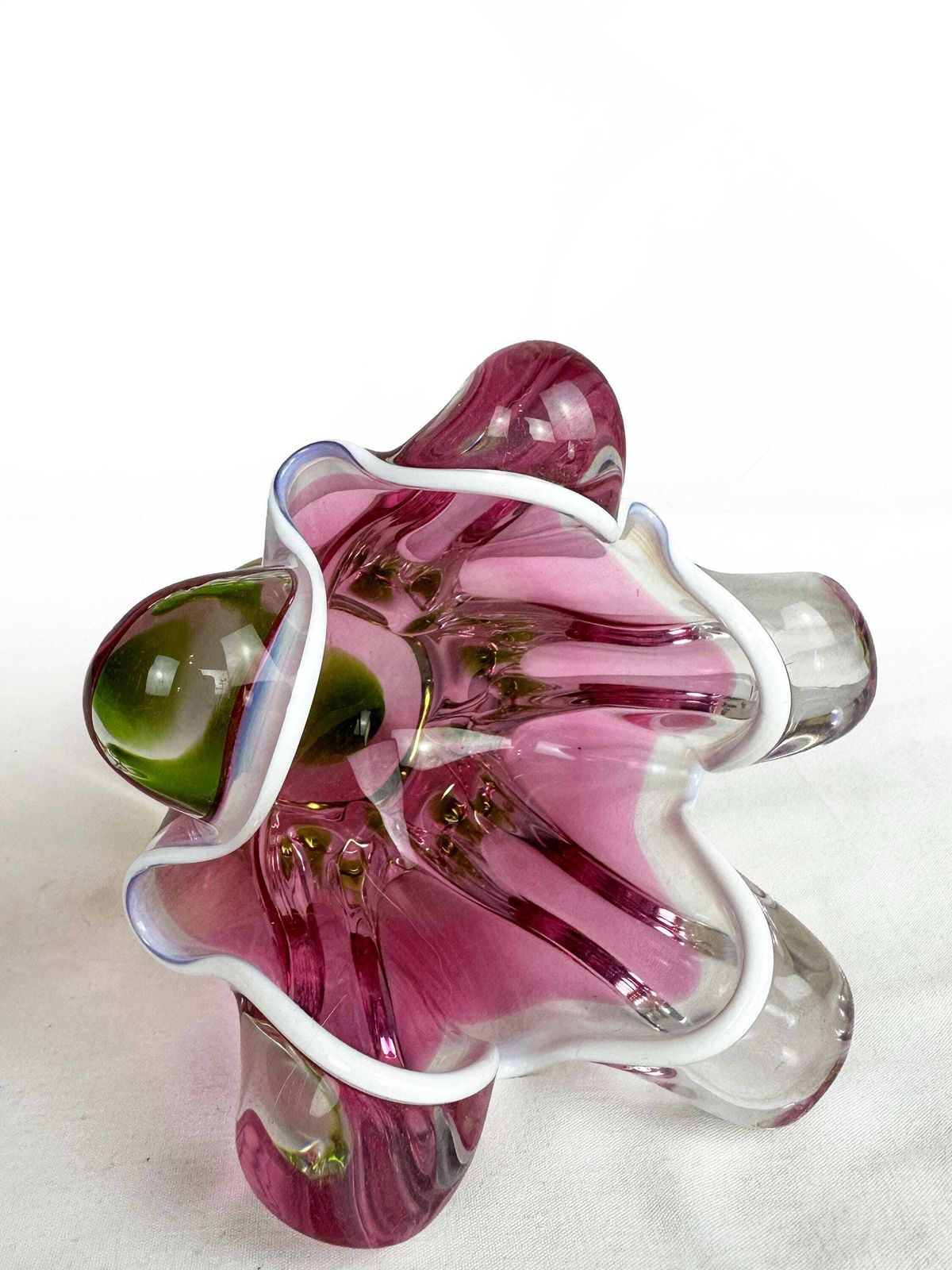 photo vinterior Josef Hospodka   Chřibská (Borske Sklo)   Mid Century Art Glass Vase Czech Republic 1960 1969