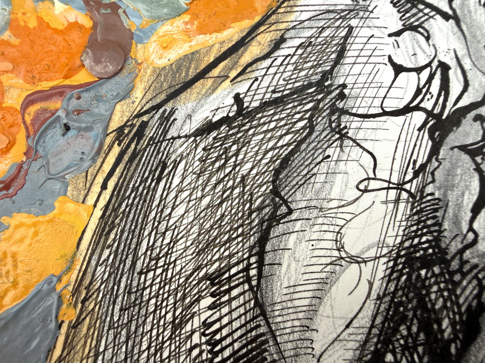 Antoni Pitxot Catalan Surrealist Anatomical Composition Dalí Circle Mediterranean Mixed Media 1998 photo 1450.0