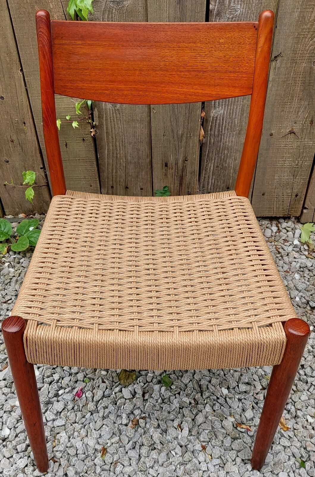 Mcm 2 Cees Brackman For Pastoe Dining Chairs New Danish Papercord photo for sale