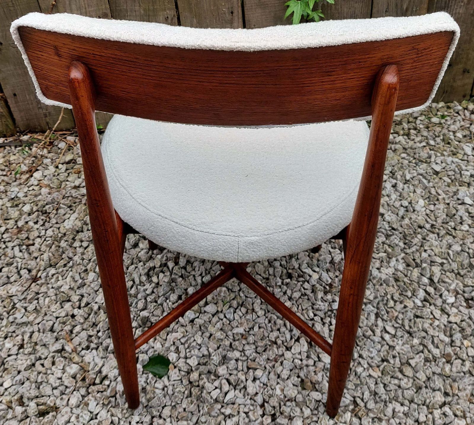 Mcm 4 G Plan Fresco Dining Chairs Ivory Boucle C photo buy