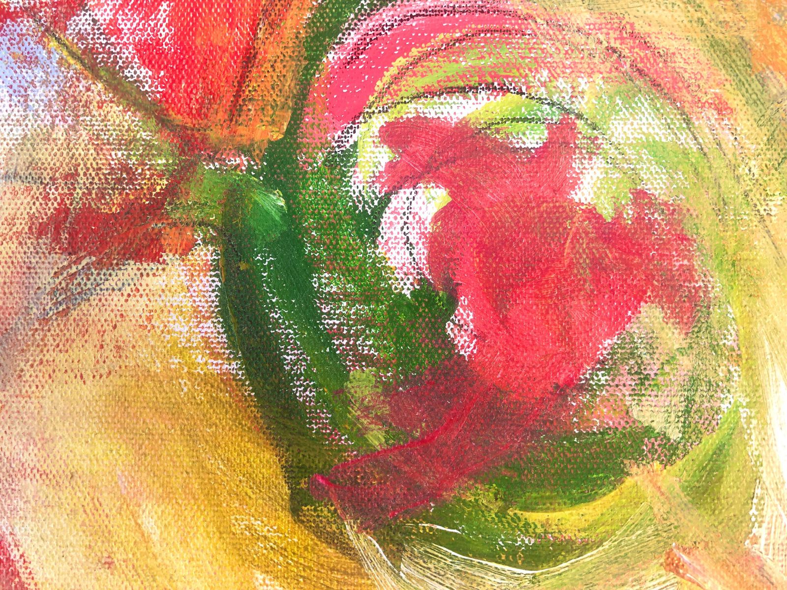 Nerea Caos Contemporary Neo Expressionist Still Life Painting Mediterranean Color Abstract 2022 photo Art