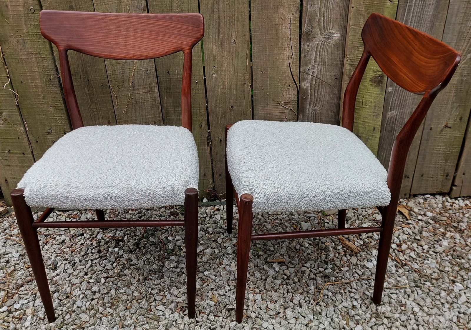 Mcm 2 Dining Chairs By Gustav Herkströter For Lübke In The 1960s photo Furniture