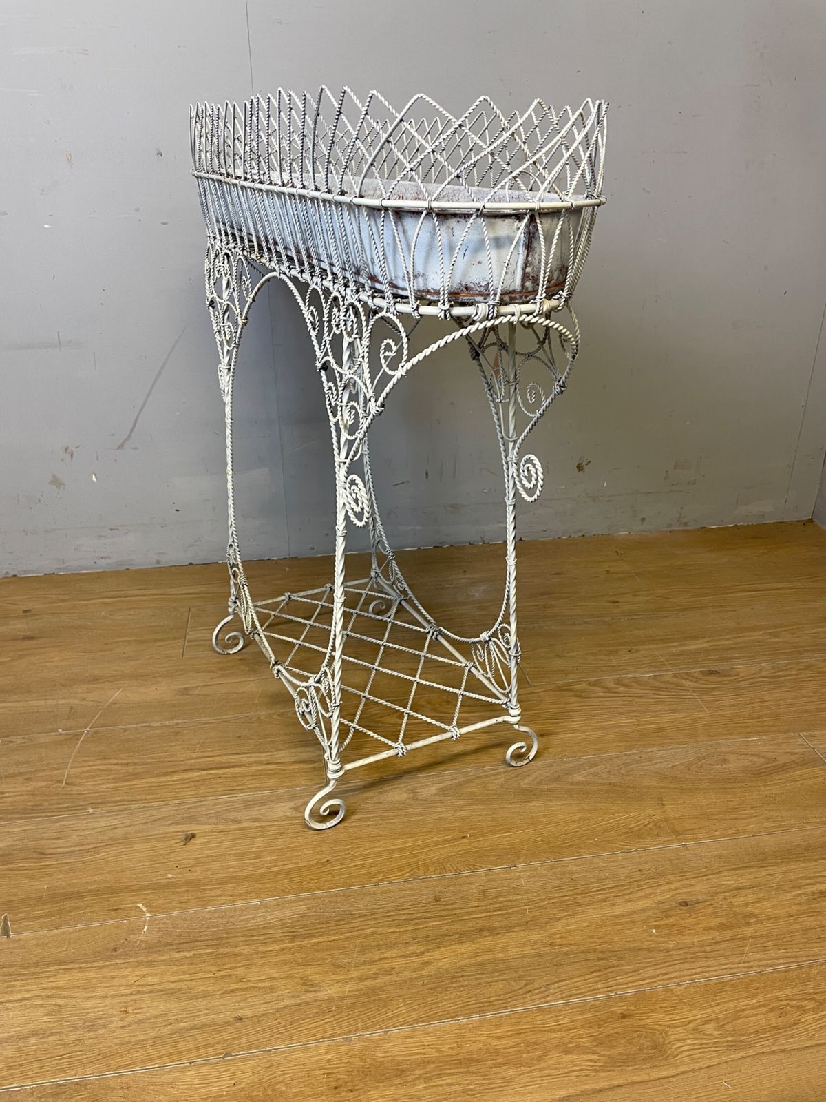 Edwardian Country House Wire Work Conservatory Plant Stand photo buy