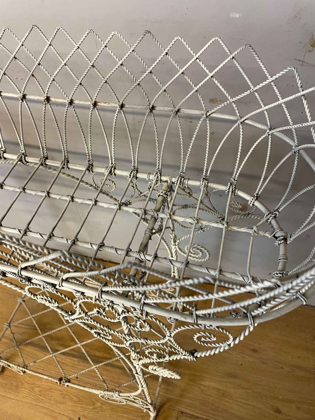 395.0 Edwardian Country House Wire Work Conservatory Plant Stand photo