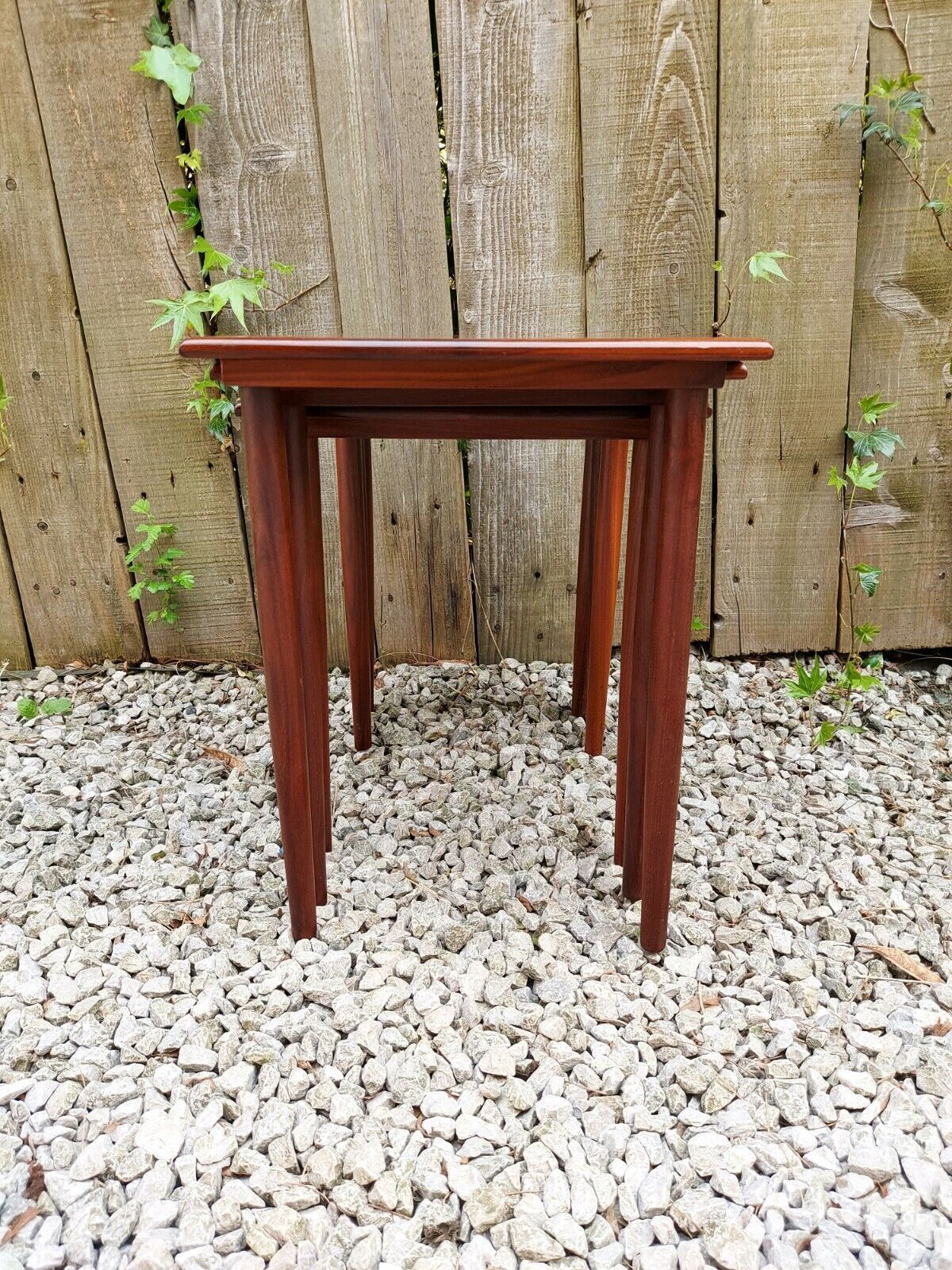Mid Century Modern Danish Nest Of Tables photo Furniture