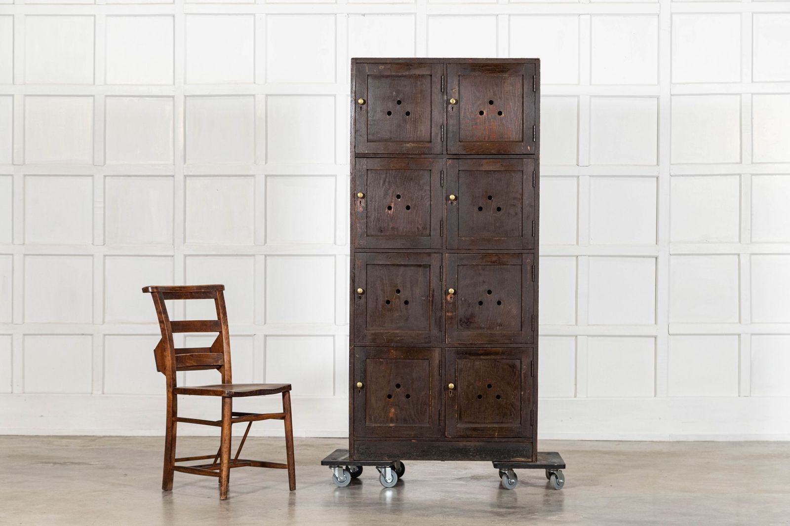 English Pine Locker Cabinet photo Furniture