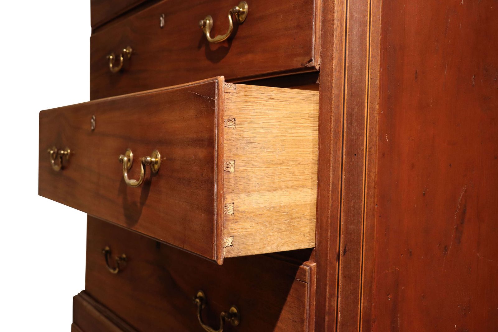 George III Mahogany Chest On Chest C1790 photo Furniture