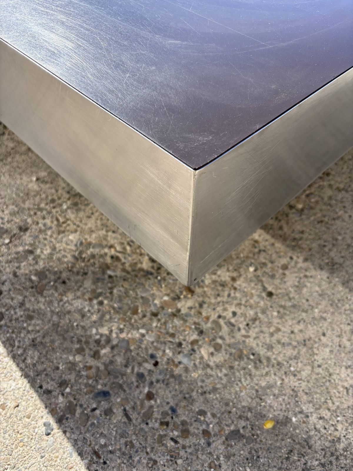 Coffee Table In The Style Of Willy Rizzo, Italian Design, 1970 photo vintage