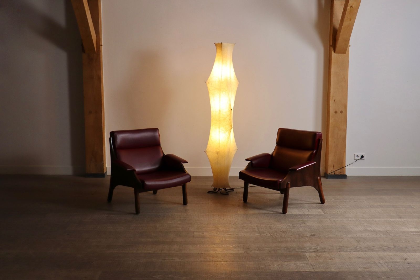 photo vinterior Fantasma Floor Lamp By Tobia Scarpa For Flos, Italy, 1960s
