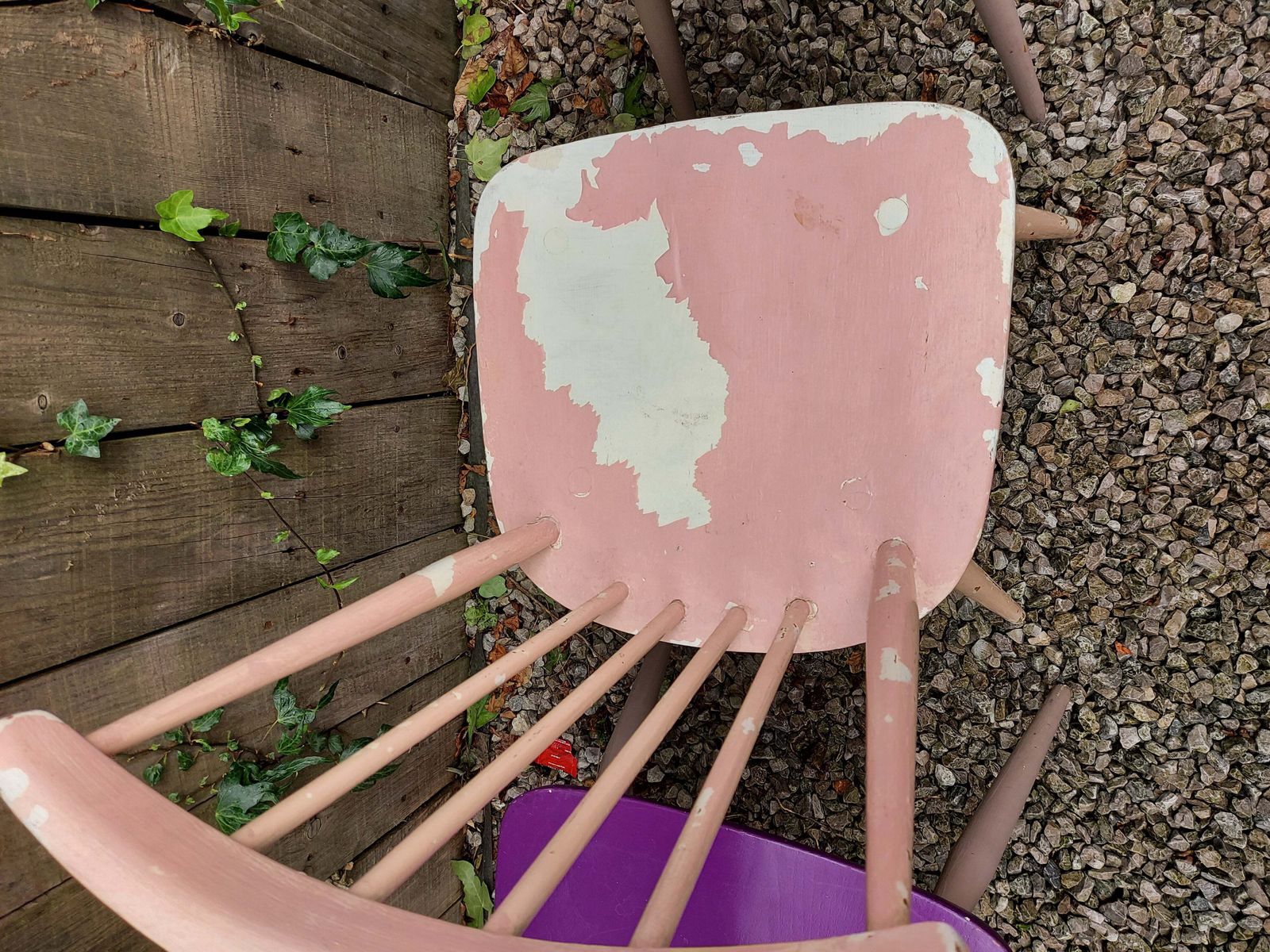 500.0 Mcm Ercol 737 Dining Chairs Set Of 4 Painted 2 With Gold Label photo