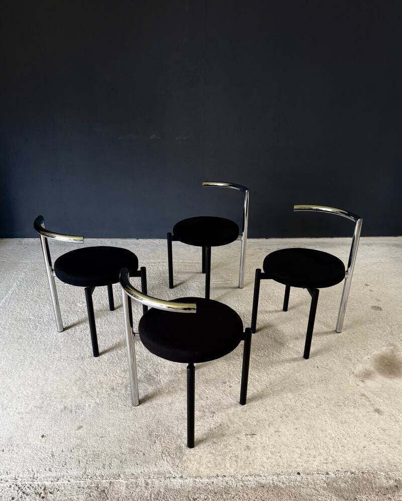 Postmodern Design Eetkamerstoelen, Italië Jaren 1980 photo 1500.0