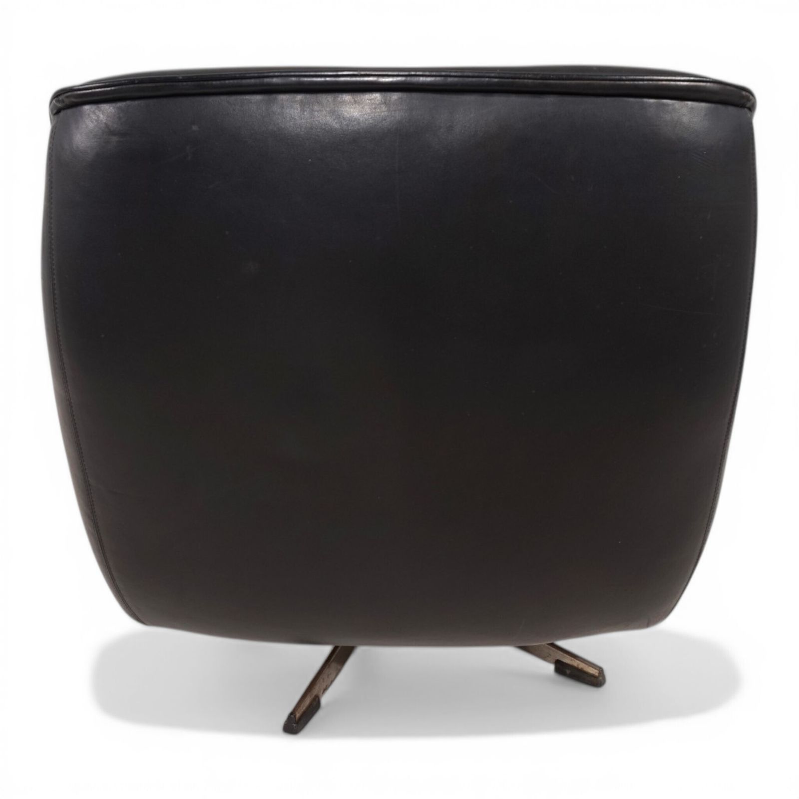 Esa 802 Black Leather Lounge Chair By Werner Langenfeld, 1970 photo buy
