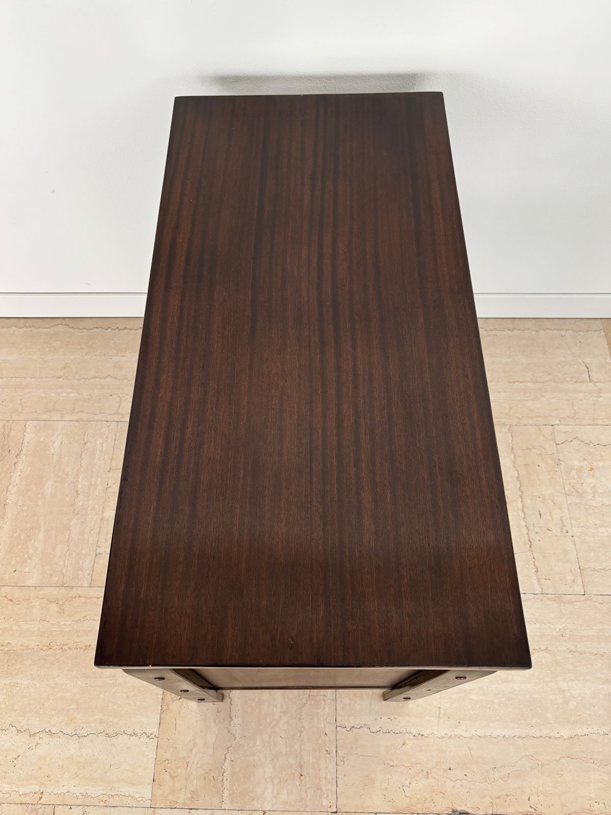 Giuseppe Pagano Pogatschnig Dark Wood Desk For Gino Maggioni, Italy 1940s photo buy