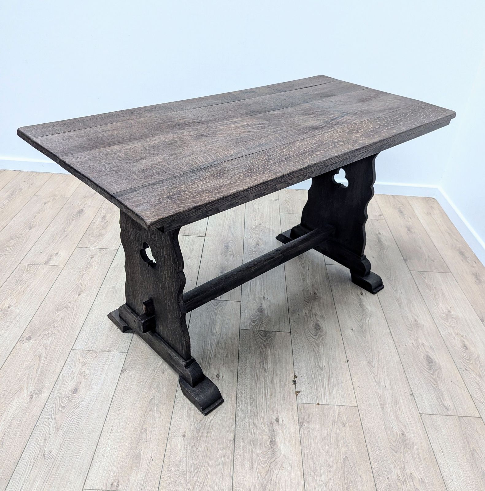 Vintage Small Oak Refectory Table Delivery Available 0291 photo vinterior