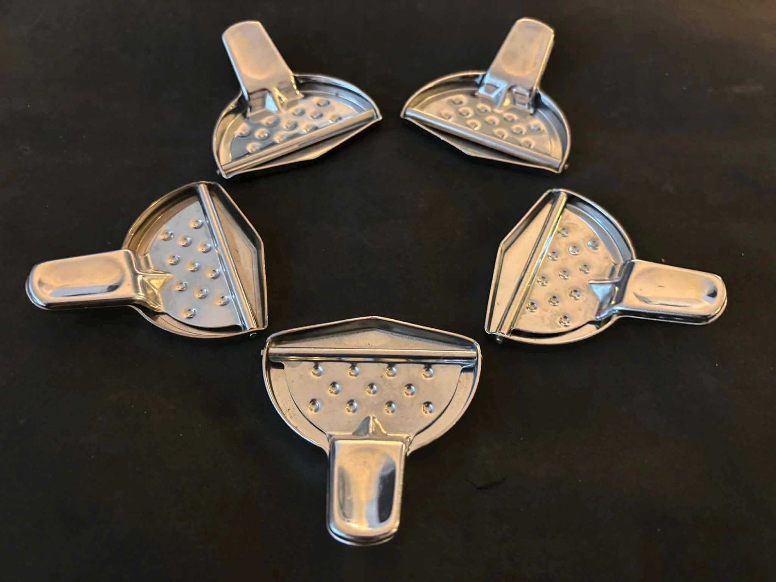 photo furniture Vintage Lemon Squeezers, Stainless Steel Chrome Belgium, Set Of 5