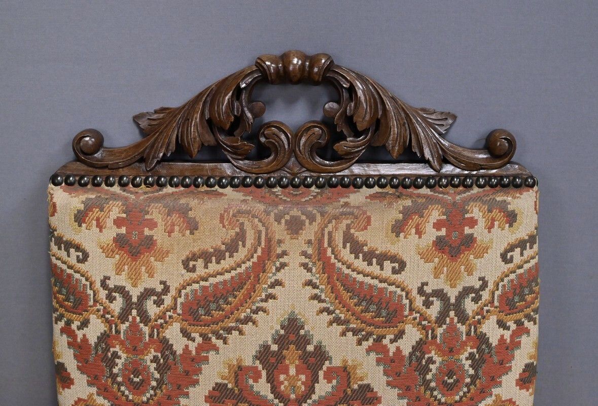 Oak State Chair, Louis XIII Style – Early 20th Century photo 1220.0