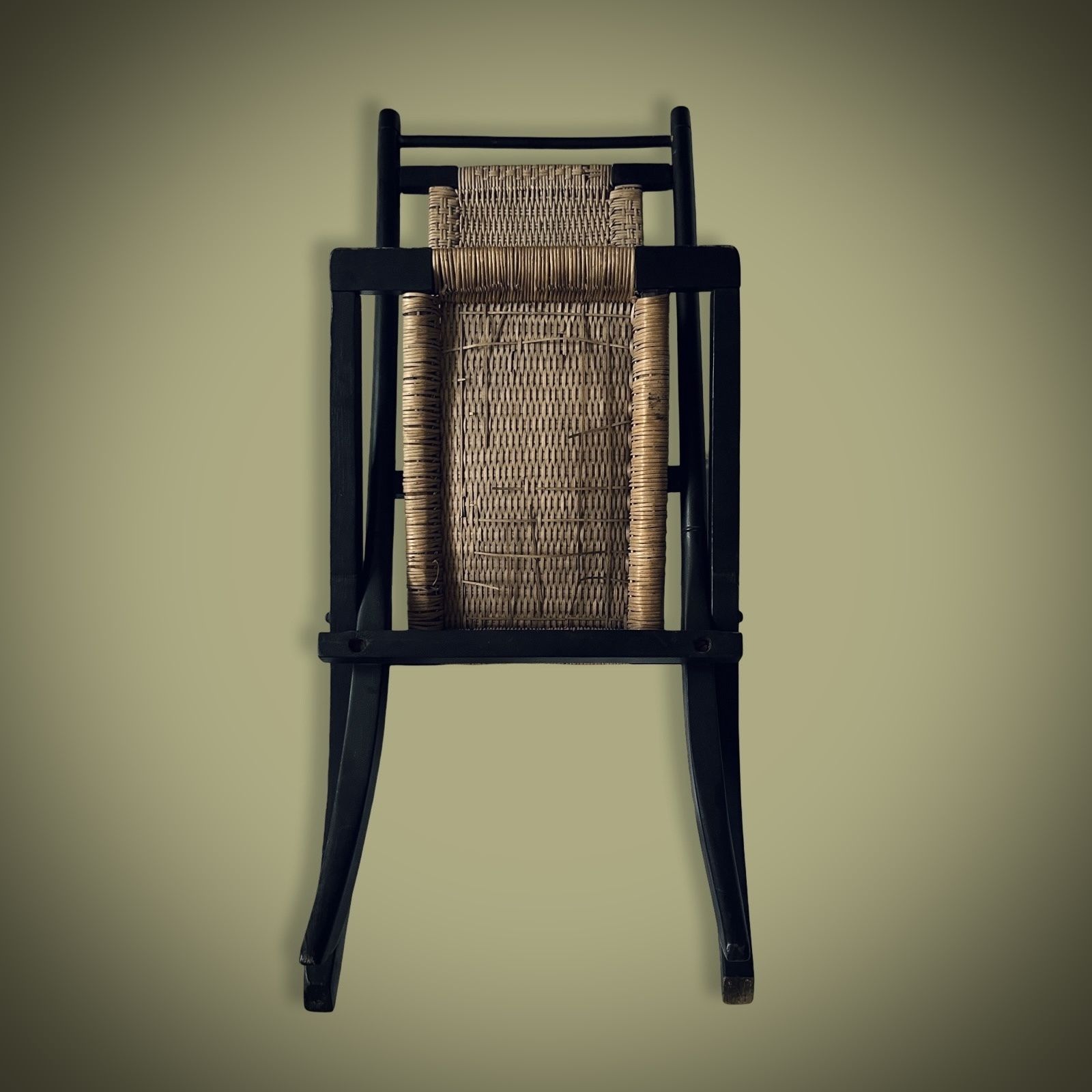 photo for sale Antique Folding Chair By E.W. Godwin William Watt 1870 Aesthetic Movement