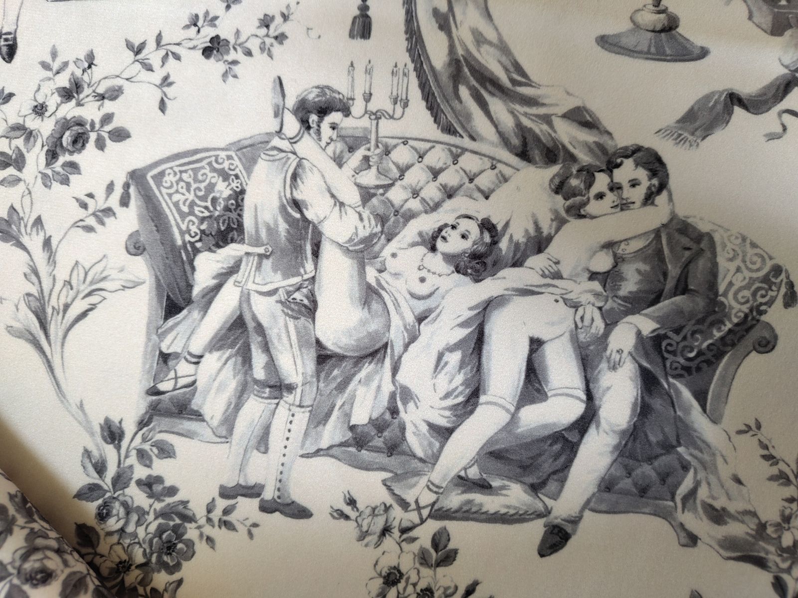 Pascale Risbourg “Erotic Toile” Velvet – 5 Metres – Studio Provenance photo buy