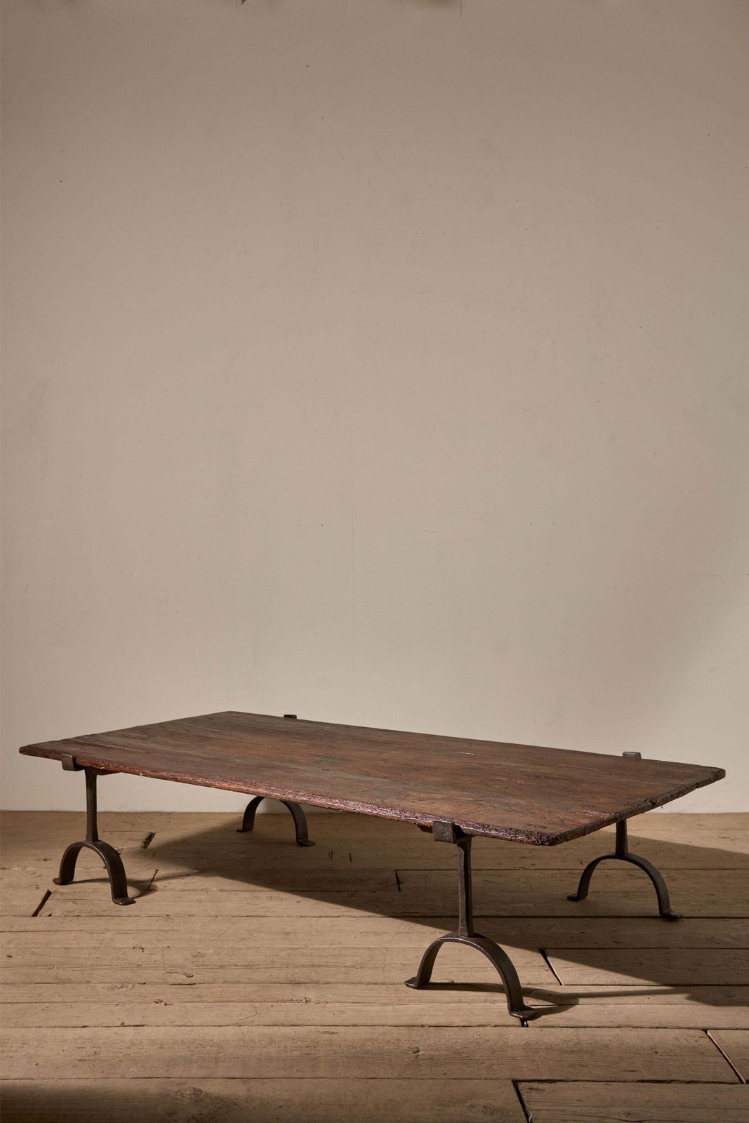 Large 18th Century Trestle Coffee Table