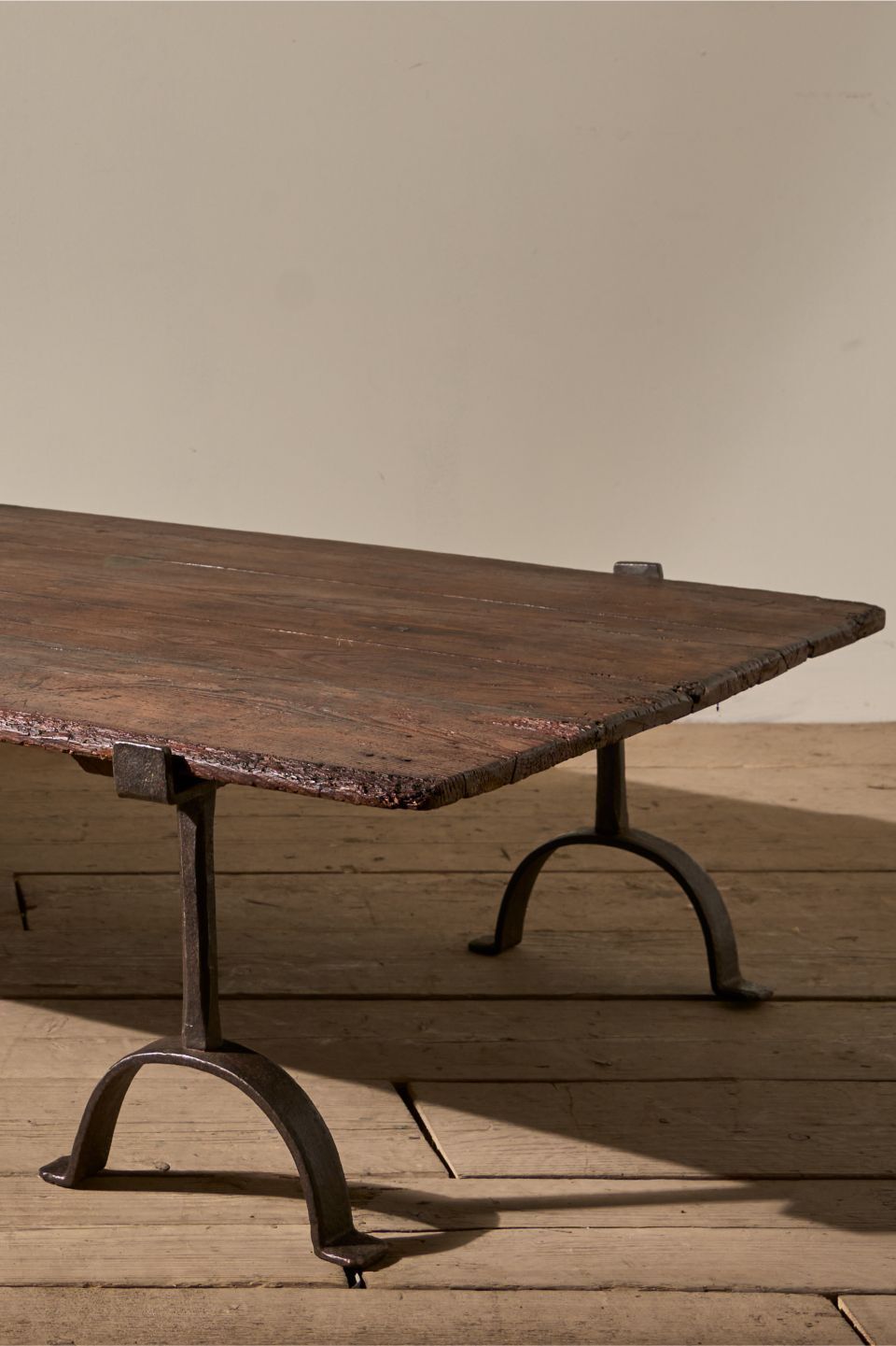 Large 18th Century Trestle Coffee Table photo furniture