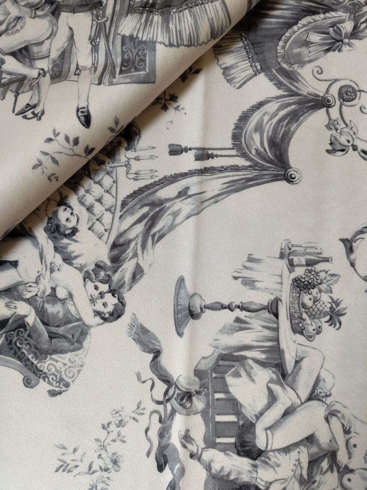 Pascale Risbourg “Erotic Toile” Velvet – 5 Metres photo for sale
