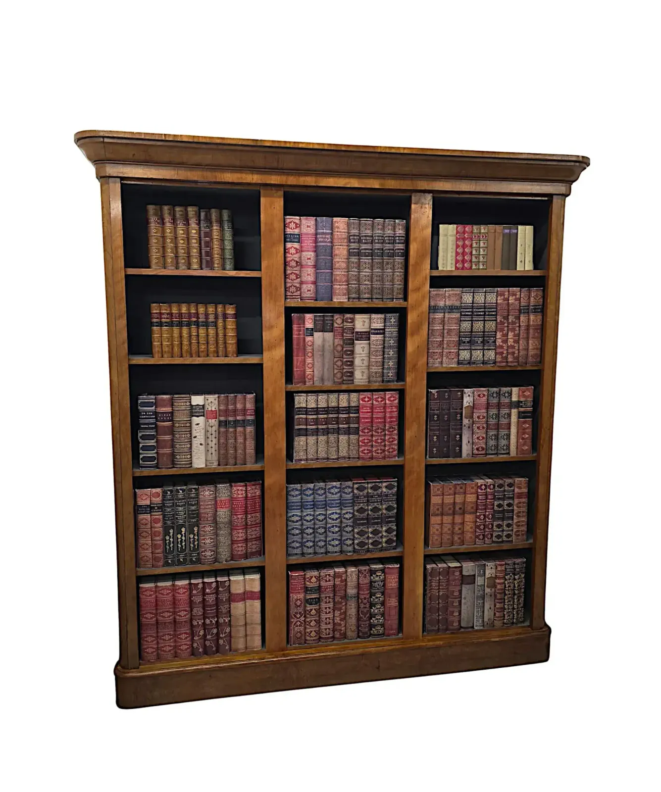 A Gorgeous 19th Century Satinwood Open Bookcase photo vinterior