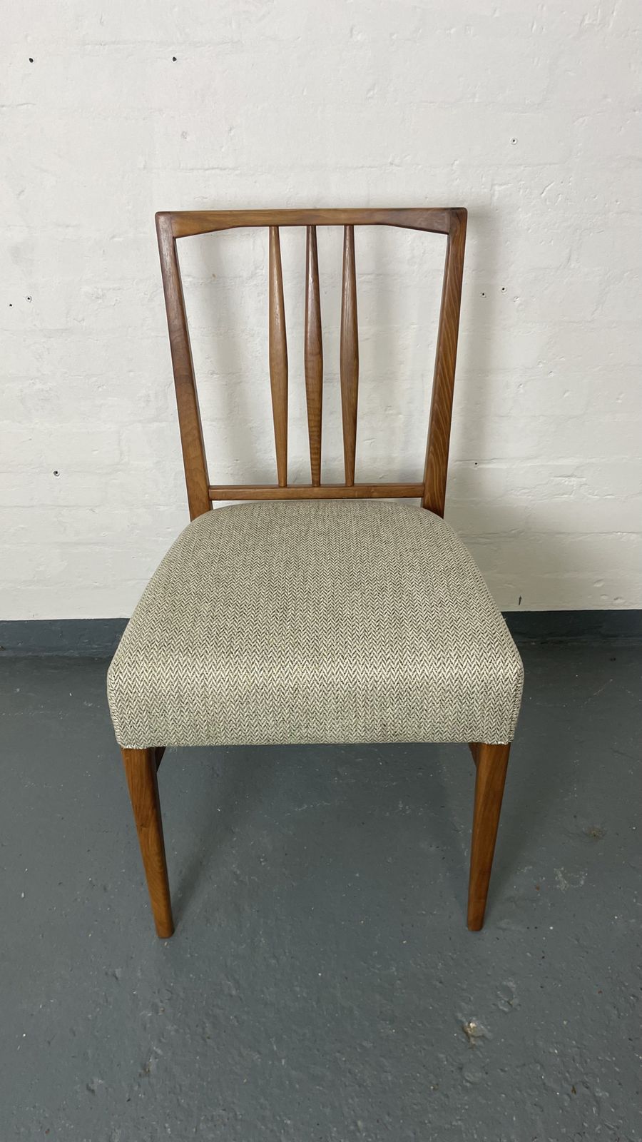 Set Of 4 Gordon Russell Mid Century Dining Chairs | 2 Carvers & 2 Side Chairs | Professionally Reupholstered | Heals Era photo 420.0
