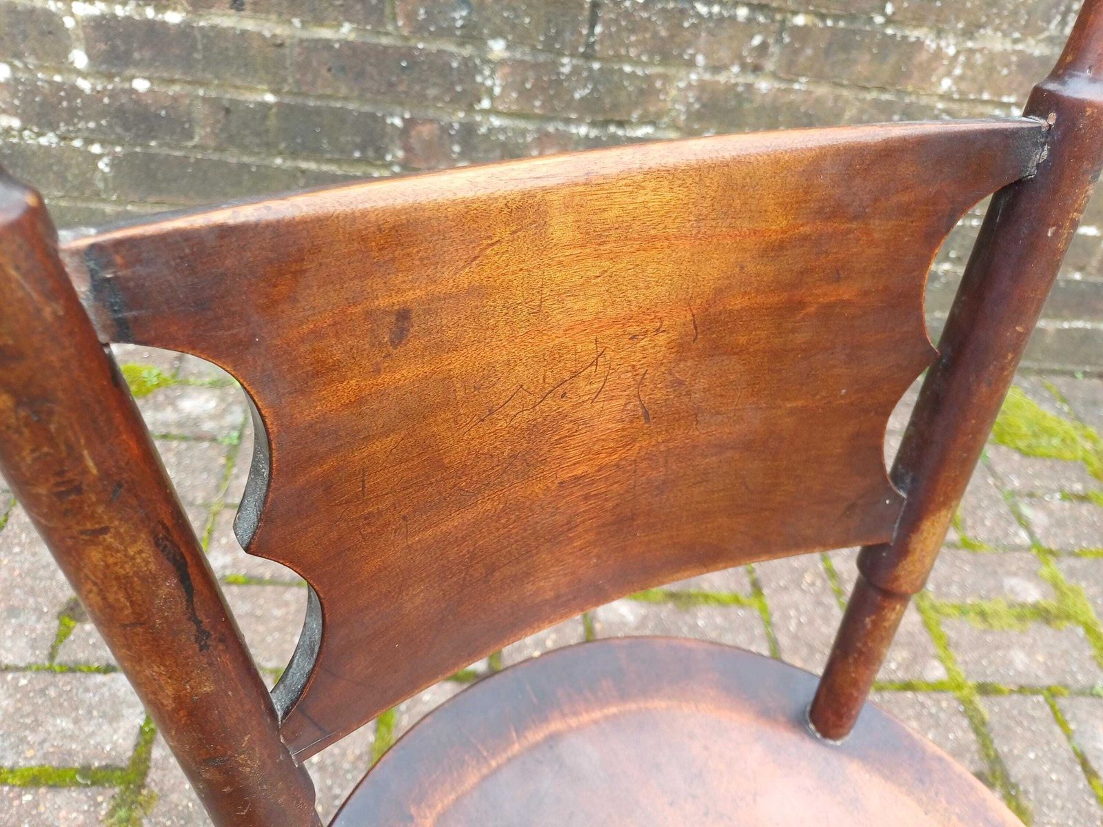 Antique Mahogany Childs Chair Arts And Crafts Occasional Chair Rustic Folk Furniture Early 20th Century. photo buy