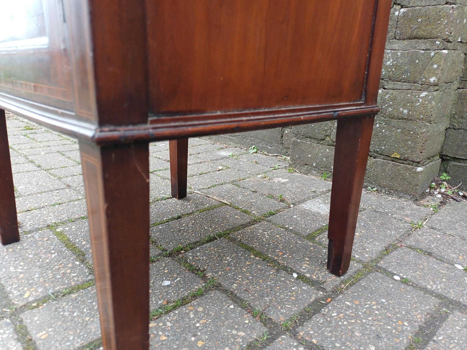 High Quality Antique Edwardian Inlaid Mahogany Bedside Or Side Cabinet Cupboard Inlaid. photo furniture
