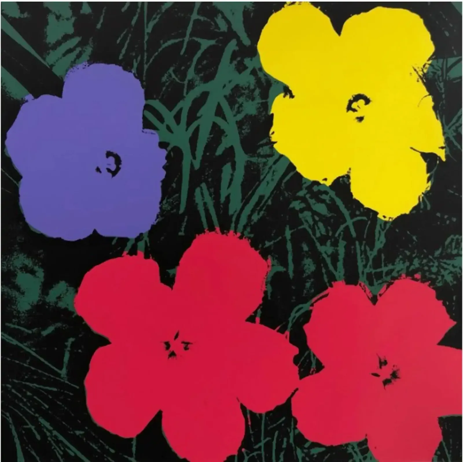 3400.0 Sunday B. Morning (Andy Warhol), Flowers (Portfolio Of 10) photo