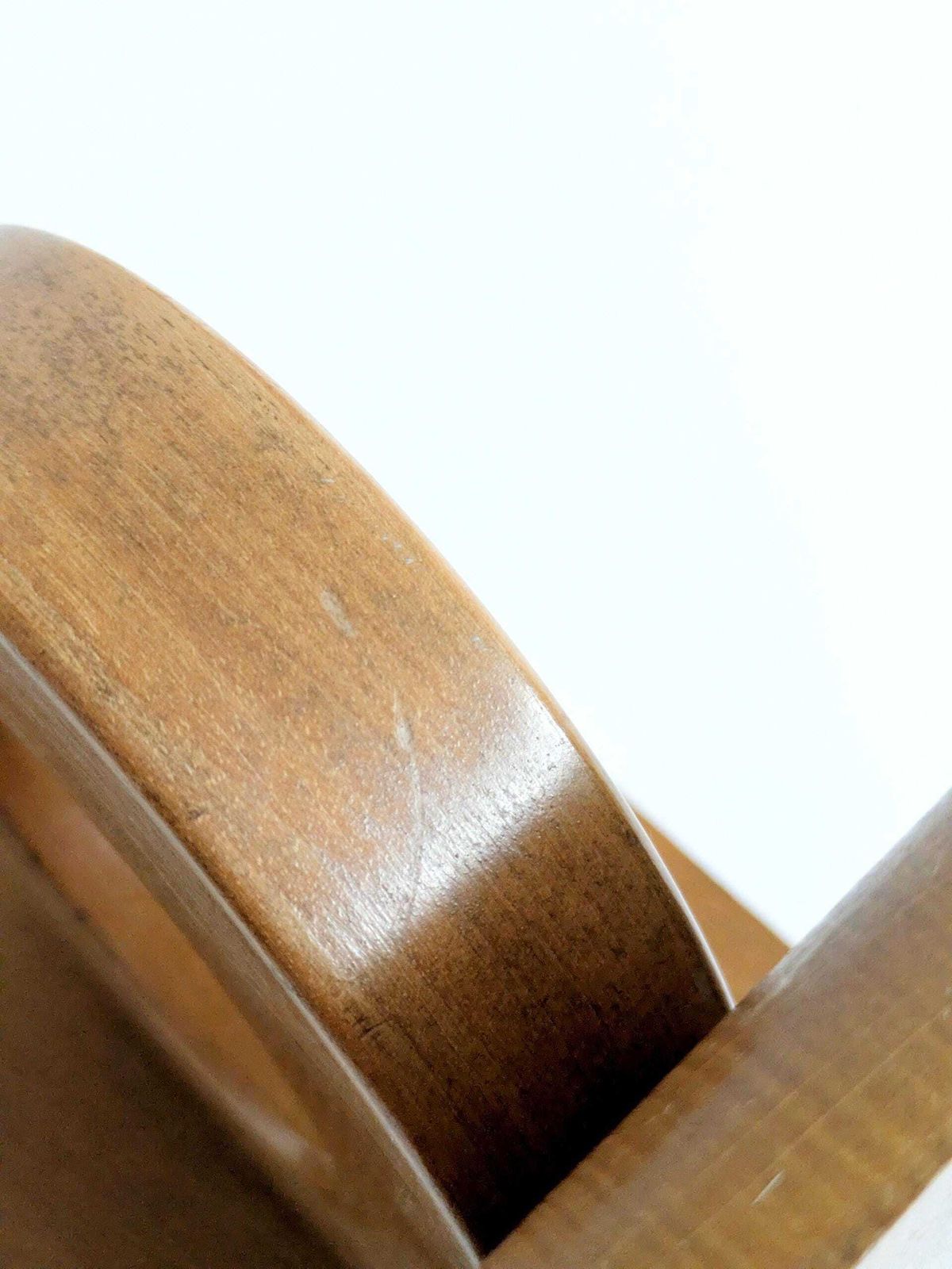 photo buy Midcentury Wooden Bookends Pair, Bauhaus Art Deco Style Hoop Design, Sculptural Shelf Decor