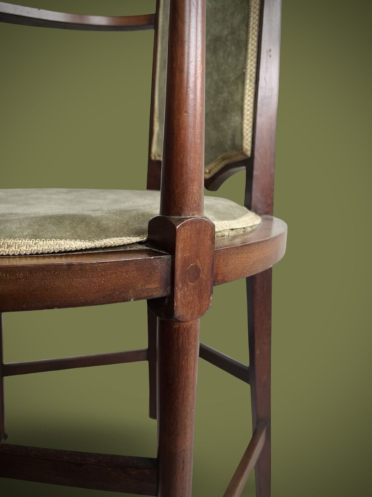Antique Js Henry Arts&Crafts Five Legged Armchair photo vintage