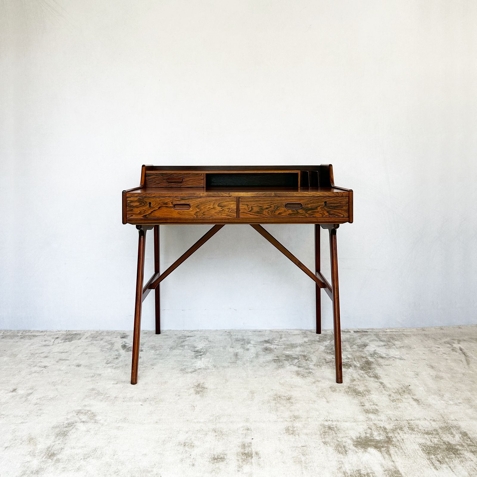 Furniture Arne Wahl Iversen Model 65 Rosewood Desk photo